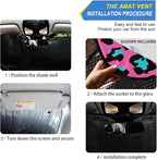 Pink Leopard Cheetah Skin Windshield Sun Shade Blocks UV Rays Visor Protector Accordion Folding Sun Reflector Auto Sunshade for Car Truck SUV to Keep Your Vehicle Cool