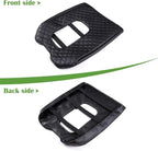LLKUANG Car Center Console Armrest Cover Pad Fit for Toyota Tundra 2007-2021 Waterproof Leather Seat Armrest Box Cushion Pad Protector (Carbon Fiber Texture)