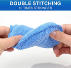 6 Pack Microfiber Wax Applicator Pads, Car Wax Applicator with Finger Pocket, Detail & Polishing Foam Pad for Car Cleaning and Best Polishing (5 inch)