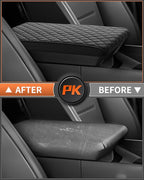 Shademax Custom for 2024 2025 2026 Hyundai Santa Fe Center Console Cover Armrest Cover Santa Fe Hybrid Accessories Arm Rest Cushion Pad Leather Middle Console Cover Armrest Seat Box Protector