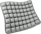 SUNFICON Inflatable Car Seat Cushion Air Seat Cushion Work from Home Office Chair Cushion Wheelchair Pad Anti Bedsore Orthopedics Pain Pressure Relief Cushion Camping Seat Mat w Pump 18"x16"x1'' Gray