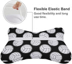 Car Headrest Pillow Compatible with Black And White Volleyball Ball, Cartoon Neck Pillow for Car, 2 Pcs Comfortable Soft Car Seat Pillow for Driving,Head Rest Cushion, Cute Neck Pillow for Travel