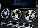 2 Pieces Daisy Flower Air Vent Clip Cute Car Air Freshener Clip Boho Car Air Outlet Decorations Charm Car Inter Decor Accessories for Girls Women