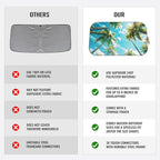Windshield Sun Shade - Car Windshield Sun Shade for UV Protection Heat Reduction 2025 Sun Visor for Car Interior (55"x31.5")