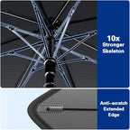 2026 Windshield Sun Shade Umbrella, Foldable Car Umbrella Sunshade with UV Block Car Front Window (Heat Insulation Protection) for Auto Windshield Covers Trucks Cars (Large)