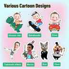 FIMILOVE Custom Air Freshener for Car with Face and Cartoon Body, Personalized Gift for Valentine’s Day Birthday- Ideal for Car Wardrobe Bathroom Hanging Ornaments