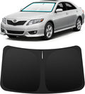 INSAUTO Custom Fit Windshield Sun Shade Accessories for Toyota Camry 2007-2011, Foldable Front Window Sunshade, UV & Heat Reflector, Keeps Interior Cool, Includes Storage Bag