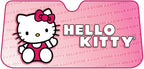 Plasticolor 003681R01 Hello Kitty Sanrio Accordion Style Car Truck SUV Front Windshield Sunshade, 27" X 58"