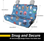 Back Seat Cover for Car Trucks Van SUV,Waterproof Rear Bench Towel Seat Covers for Dogs and Kids,Automotive Backseat Protector (National Parks)