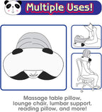 H HOMEWINS Travel Pillow for Kids,Toddler Neck Pillow Cute Animal Neck Head Chin Support Travel Accessories for Airplane, Car, Train,Recline