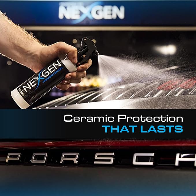 Nexgen Ceramic Spray Silicon Dioxide — Easy to Apply, Ceramic Coating Spray — Professional-Grade Protective Sealant Polish for Cars, RVs, Motorcycles, Boats, and ATVs — 8oz Bottle