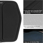 XUKEY Gel Seat Cushion with Non-Slip Cover,Gel Seat Cushion for Long Sitting Pressure Relief,Seat Cover Big Absorbs Pressure Points,Anti-Slip Coccyx Cover for Tailbone Lower Back Pain
