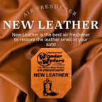Wonder Wafers 75 count Air Fresheners Individually Wrapped, New Leather Fragrance