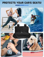 Washable Dog Pet Terry Cloth Accessories Car Seat Cover - Sweat Proof Waterproof Towel Protector for Gym/Beach/After Workout, Absorbent Seat Towel Drape, Reusable Auto Part for Cars/Trucks