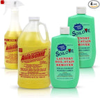 LA's Totally Awesome All-Purpose Cleaner Combo (24oz Spray + 64oz Refill) + Soilove 16oz (pack of 2) Laundry Stain Remover – Multipurpose Degreaser & Enzyme Laundry Prewash for Home, Kitchen & Clothes