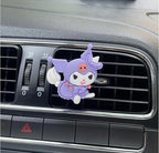 4 Pcs Cute Cartoon Car Air Vent Clip Decorations – Kawaii Car Air Fresheners, Interior Accessories for Women and Men – Cool Car Dashboard Decor, Personalized Gift