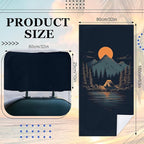 2 Pack Car Towel Seat Covers with Storage Bag, Multifunctional Towel for Gym Outdoor Sport, Picnic, Beach, Pet Dog Travel,Non-Slip Washable Car Seat Protector (Camping)