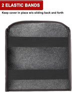 KBH Center Console Armrest Cover for Chevy Silverado & GMC Sierra 2019-2026, Tahoe & Suburban & Yukon 2021-2026, Bucket Seat, Vinyl Leather Trim, Anti-Scratch, Brownstone