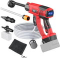 Cordless Pressure Washer Compatible with Milwaukee 18V Battery, Ecarke 800 PSI Portable Handheld Power Washer with 6-in-1 Nozzle Foam Cannon for Car Floor Fence Wall Cleaning (Tool only)