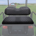 MOSNAI Golf Cart Rear Seat Covers for EZGO Club Car Yamaha Aftermarket Rear Seat Cushion, Rear Seat Cover with Concave and Convex Design, Thick Vinyl Leather Comfortable, Breathable & Easy to Clean