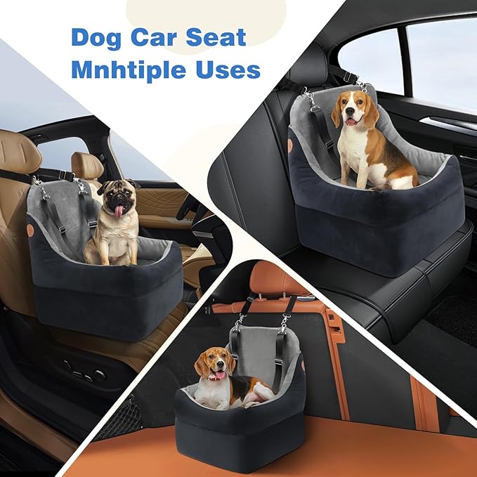 Elevated Dog Cat Car Safety Seat (Thickened Version)