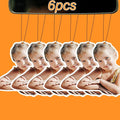 Custom Car Air Freshener with Picture Logo Personalized Bulk Air Fresheners for Car Wardrobe Bathroom Hanging Decoration (Crop-6PCS)