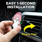 Car Air Fresheners Vent Clips Car Diffuser Vent Clip, Car Decoration Cute Car Interior Decor, Car Accessories for Women (2 Pcs Pink Halloween Ghost-C)