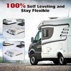 12 Pack RV Roof Sealant,Self Leveling Lap Sealant for RV Roofs,White RV Caulking Sealant Waterproof for Camper, Trailer & Motorhome