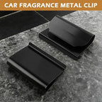 2PCS Car Air Freshener Visor Clip Compatible with Drift Wood or Stone Car Freshener,Universal Cars Fresheners Sun Visor Clips for Modern & Electric Vehicles(Clip Only)(Black,Size:9*6cm/2.34*3.54inch)