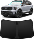INSAUTO Custom Fit Windshield Sun Shade Accessories for Kia Telluride 2020-2025, Foldable Front Window Sunshade, UV & Heat Reflector, Keeps Interior Cool, Includes Storage Bag