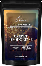 Lapew A Million Wishes Carpet Deodorizer Powder - Pet Safe Freshener for Vacuuming | Scented Odor Eliminator for Home | 16 oz