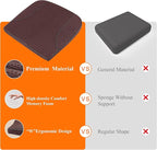 kingphenix Premium Car Seat Cushion, Memory Foam Driver Seat Cushion to Improve Driving View- Coccyx & Lower Back Pain Relief - Seat Cushion for Car, Truck, Office Chair (4D Mesh Brown)