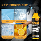 Nano Hydrophobic Ceramic Coating, 300ml Car Coating Spray Kit,Easy-to-Spray Auto Paint Protection, Includes Microfiber Cloth for Vehicle Shine & Protection