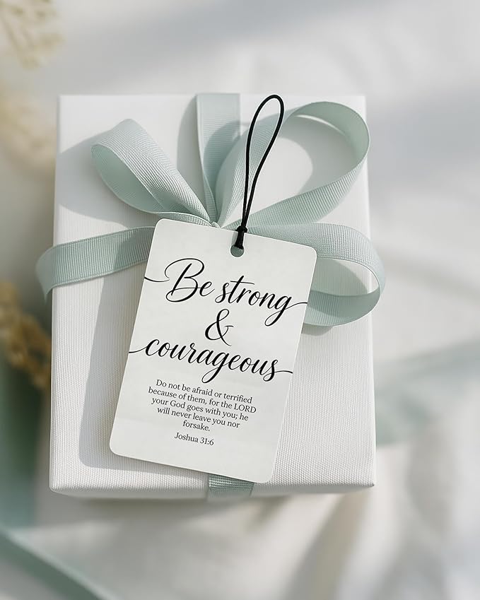 Minimalist Christian Car Air Freshener 4 Pcs Coconut Scented, Religious Bible Verse Car Accessories Mirror Decor for Women, Christian Hanging Air Freshener for Cars Closet Drawer Books
