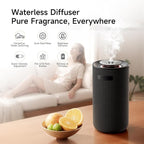 Waterless Car Diffuser & Home Aromatherapy Diffuser with Ignition-Activated Start/Stop | Cordless Portable Car Air Freshener for Essential Oils 5/10/15ml | Adjustable Scent, 2-in-1 Home/Car Mode