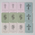 Car Fresheners for Women, 12 Scripture Car Air Freshener Set, Bible Verse Gifts for Women, Boho Car Accessories with Inspirational Quotes, Faith Present for Easter Mother's Day Mom Her Birthday 2x3 In