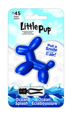 Little Pup 96603 Ocean Splash Scent, Car Air Freshener, Clips to A/C Air Vent, Alcohol-Free Fragrance Oil, Non-Hazardous and Non-Toxic Plastic, Set of 1