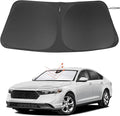 Windshield Sun Shade Custom Fit for 2023 2024 2025 2026 Honda Accord Accessories Foldable Sunshade Sun Blocker Protect Car from Sun Rays & Heat Damage Keep Car Cooler