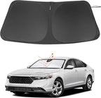 Windshield Sun Shade Custom Fit for 2023 2024 2025 2026 Honda Accord Accessories Foldable Sunshade Sun Blocker Protect Car from Sun Rays & Heat Damage Keep Car Cooler