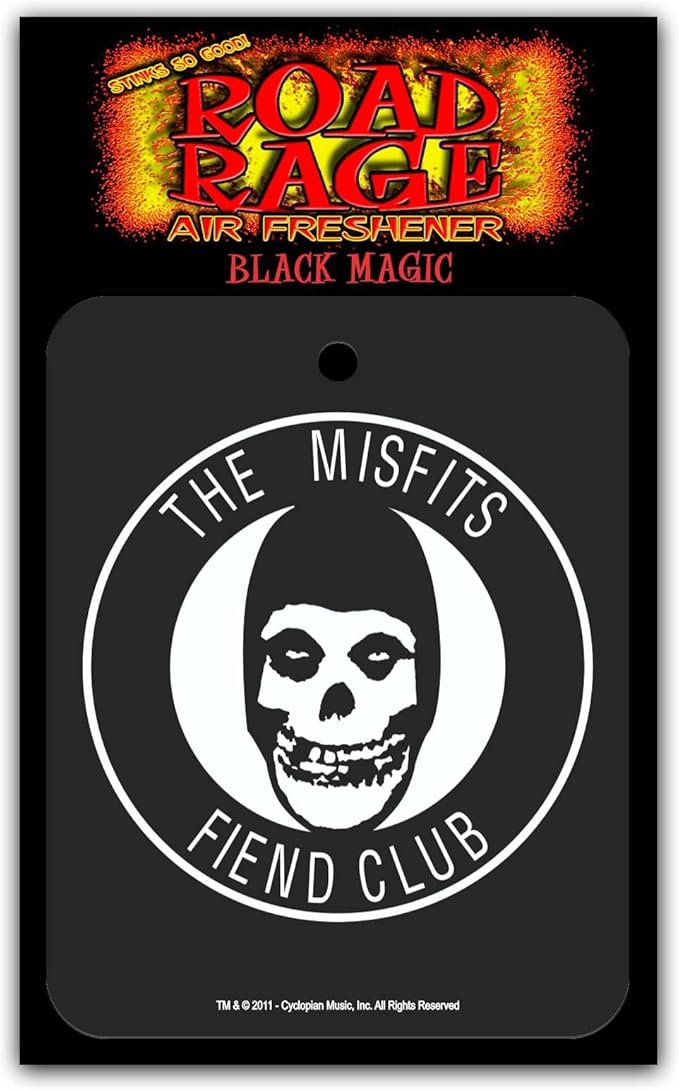 Misfits Fiend Club Road Rage Air Freshener - Black Magic Scent (1 Piece)