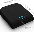 Everlasting Comfort Ventilated Wheelchair Cushions for Pressure Relief - Gel Memory Foam Wheel Chair Seat Cushion Pad for Seniors and Adults & Pain Relief - Soft Non-Slip Cover - Office Accessories