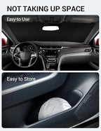 Proadsy 2026 Upgrade Windshield Sun Shade Custom Fit 2013-2019 XTS Foldable Front Sunshade Protector Sun Visor Blocks UV Rays Keep Car Cooler