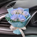 Car Flower Bouquet Air Freshener Vent Clips Mini Bouquet Dried Flower For Car and Household Decoration Car Vent Clip Auto Interior Accessories