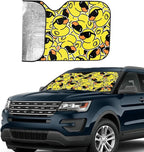 Duck Car Windshield Sunshade Front Window Sun Visor Protector Foldable Shield Cover for Truck SUV