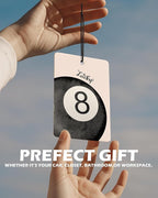 Vintage Black Coquette Cologne Car Air Freshener 4 Pcs, Trendy Preppy Disco Ball Lucky 8 Ball Hanging Air Freshener for Cars Bathroom Dorm Books Decor, Retro Accessories Gifts for Women Girls