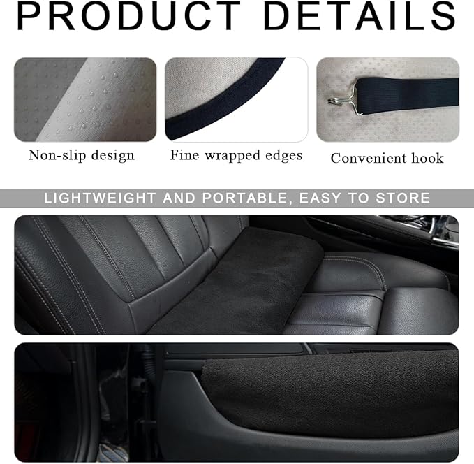 2PCS Car Towel Seat Cover, Waterproof Sweating Non-Slip Premium Soft Towel Carseat Protector, Universal Machine Washable Car Truck SUV Front Seat Cover for Gym Workout Beach Hiking (Beige)