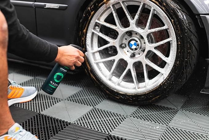 Armour Detail Supply - Wheel Cleaner - pH Neutral, Color-Changing Formula for Safe Brake Dust Removal – High-Cling Foam, Safe on All Finishes - 128oz