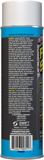 Flex Seal, 14 oz, Brite, Stop Leaks Instantly, Waterproof Rubber Spray On Sealant Coating, Perfect for Gutters, Wood, RV, Campers, Roof Repair, Skylights, Windows, and More