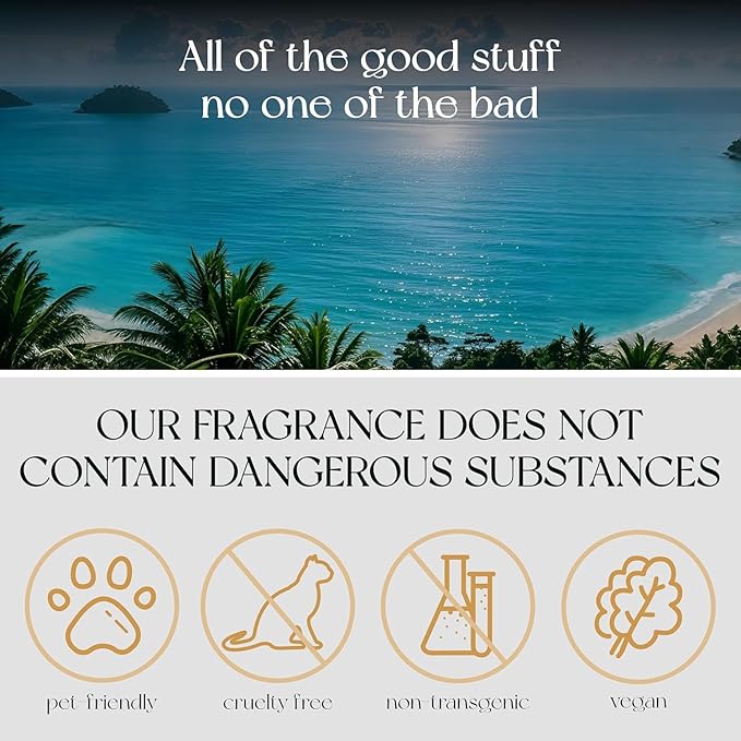 Luxury Perfume Scented Car Air Freshener for Summer - Hanging Essential Oil Diffuser with 90-Day Long-Lasting Fragrance, Non-Toxic & Eco, Premium Gift for Men/Women(Pacific Ocean Breeze, 2 x 8ml)