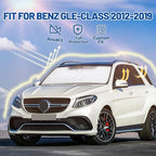 Car Window Shades Intended for Mercedes-Benz GLE-Class 2012-2019, Privacy Window Covers 10PCS for Side, Rear & Windshield, Car Shield Sunshade for Privacy Protection, Heat Blocking,Camping and Parking